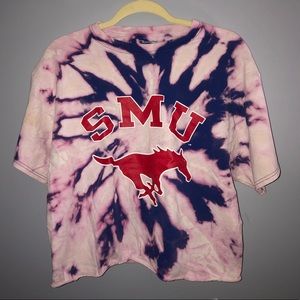 cropped/bleached SMU t-shirt